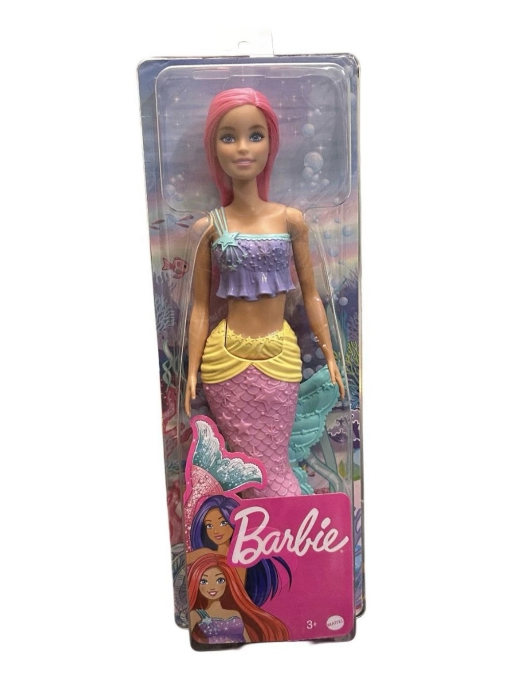 Barbie Dreamtopia Mermaid Doll Pink Hair Pink Tail Mattel GGC09 New in Box
